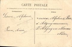 CPA Fantaisie Femme Ballon Mongolfiere