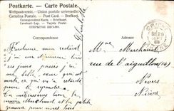 VINTAGE POSTCARD Fantasy Child and dog