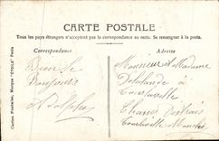 VINTAGE POSTCARD Fantasy Child Letter V