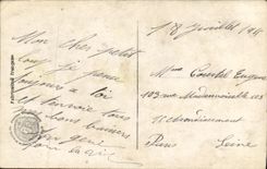 VINTAGE POSTCARD Fantasy Child Roses D Alsace with the flag of France