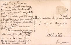 VINTAGE POSTCARD Fantasy Children and parents