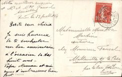 VINTAGE POSTCARD Fantasy Children Goat Goat