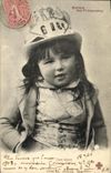 VINTAGE POSTCARD Fantasy Child Still of the frimousses