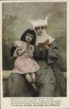 CPA Fantaisie Enfant Religieuse