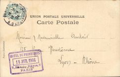 VINTAGE POSTCARD Fantasy Children the lesson of dance Violin