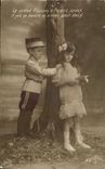 CPA Fantaisie Enfants Militaria 