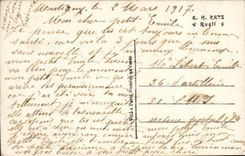 VINTAGE POSTCARD Fantasy Child Militaira Tin soldiers