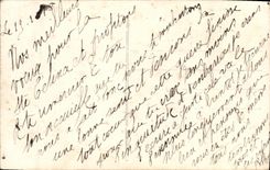 VINTAGE POSTCARD Fantasy Child Soldier Militaria Flag