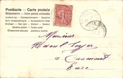 VINTAGE POSTCARD Fantasy Children Baby the bath