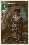 VINTAGE POSTCARD Fantasy standard Child japonisant Japan