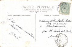 VINTAGE POSTCARD Fantasy Children Walk