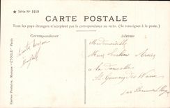 VINTAGE POSTCARD Fantaisie Children Carries Vein Pig