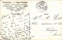 CPA Fantaisie Enfant Brouette Fleurs