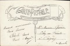 VINTAGE POSTCARD Fantasy Small Child marine Sailing