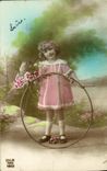CPA Fantaisie Enfant au cerceau