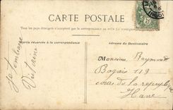 VINTAGE POSTCARD Fantasy Child Bicycle