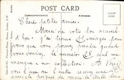 VINTAGE POSTCARD Fantasy Child oh daddy has just the little servant boy