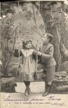 CPA Fantaisie Enfants Balancoire 