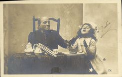 CPA Fantaisie Enfant et grand mere