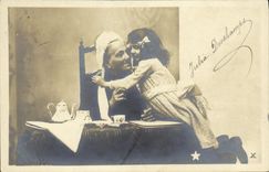 CPA Fantaisie Enfant et grand mere