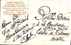 VINTAGE POSTCARD Fantasy Child Bird Cage Doves