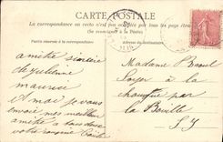 CPA Fantaisie Enfant FEmme Le repas de bebe Apres 