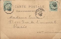 VINTAGE POSTCARD Fantasy Child L child with cherries