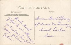 VINTAGE POSTCARD Fantasy Child Militaria Dove Palm tree