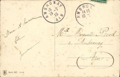 VINTAGE POSTCARD Fantasy Children Flute