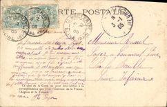 VINTAGE POSTCARD Fantasy Child Frimousses Pipe Tobacco Still a new minister