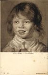VINTAGE POSTCARD Fantasy Child Frans Halls Head D child