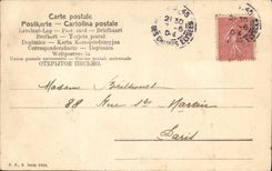 VINTAGE POSTCARD Fantasy Child Mandoline