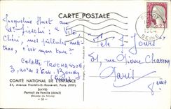 CPSM Fantasy Child David Portrait of Museum family of Mans