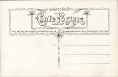 VINTAGE POSTCARD Fantasy Child Newspaper the evening