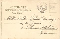 VINTAGE POSTCARD Fantasy Children Easter Chicks