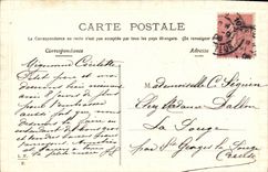 VINTAGE POSTCARD Fantasy Children Poisson Folklore