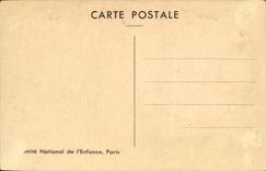 VINTAGE POSTCARD Fantasy Children Van Dyck children of Charles 1st D England