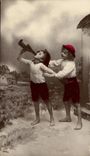 VINTAGE POSTCARD Fantasy Children Alcohol Wine