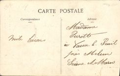 VINTAGE POSTCARD Fantaisie Small Child disputes