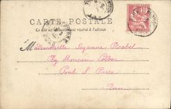 VINTAGE POSTCARD Fantaisie Child See my Moine fist