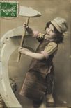 CPA Fantaisie Enfant Marteau et enclume