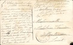 VINTAGE POSTCARD Fantasy Large Child mom