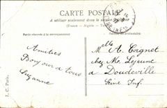 VINTAGE POSTCARD Fantasy Charrtte Child flowered