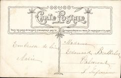 CPA Fantaisie Enfant Fleur de France