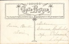 CPA Fantaisie Enfant Fleur de France