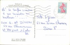 MODERN CARD Fantasy Child Goya Children playing Militaria soldiers