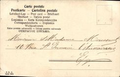 VINTAGE POSTCARD Fantasy Child with the violin