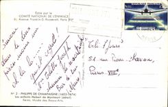 MODERN CARD Fantasy Child Philippe de Champaigne the children Habert de Montmort Rheims