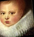 MODERN CARD Fantasy Child Alonso Sanchez Coello Head D child Museum D Epinal