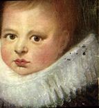 CPM Fantaisie Enfant Alonso Sanchez Coello Tete d enfant Musee d Epinal